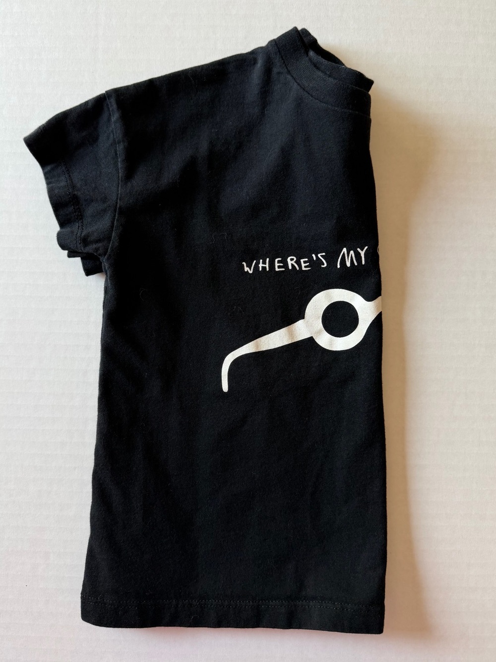 Beau LOves Where’s My Spectacles Graphic Tee Black 2-3Y Oversized